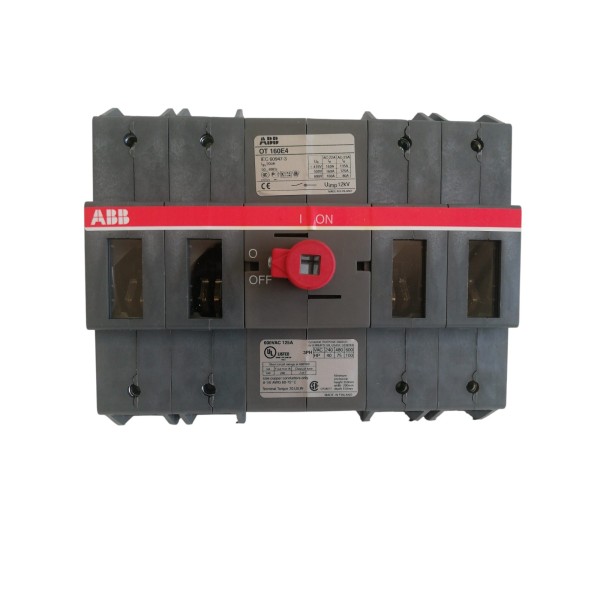 Interrupteur-sectionneur rotatif Abb kx 693 1 Ot 160e4 160a 4p sans poignée